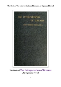 Ʈ   ؼ. The Book of The Interpretation of Dreams, by Sigmund Freud